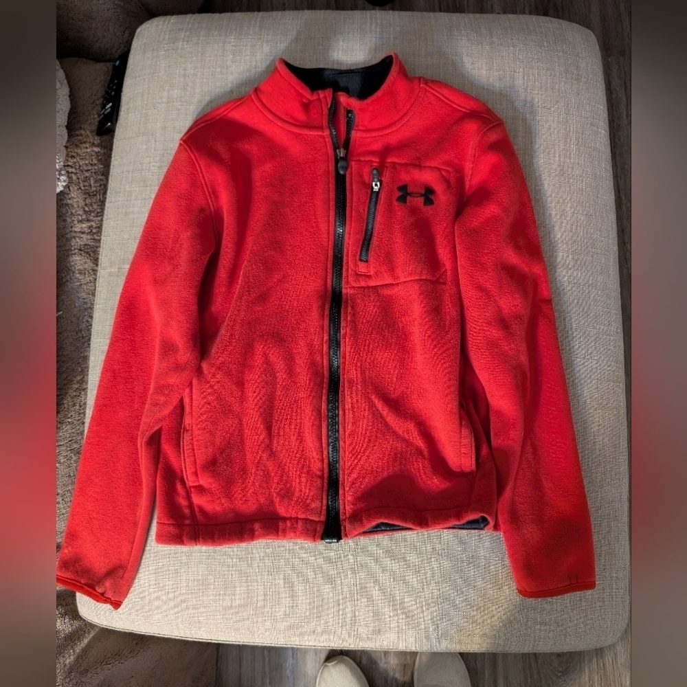 Youth Under‎ Armour  Full Zip Jacket Red size L